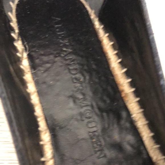 ALEXANDER MCQUEEN embroidered espadrilles floral Size 7 - Picture 12 of 12